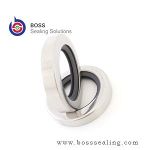 PTFE rotary shaft seals double lip